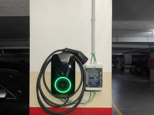 Instalação de carregador V.Elétrico