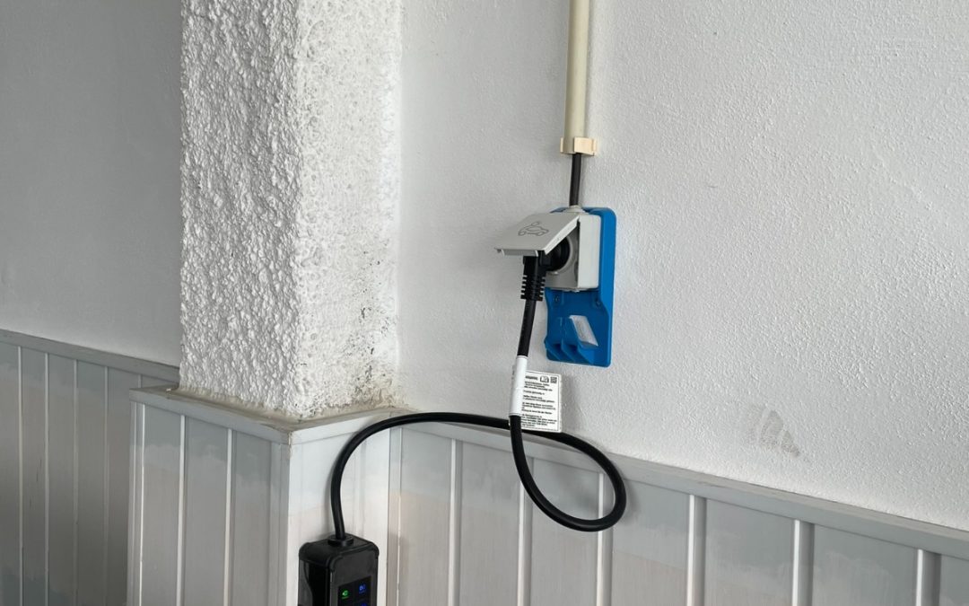 Instalação de carregador V.Elétrico